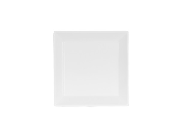 10" Square Plate - White